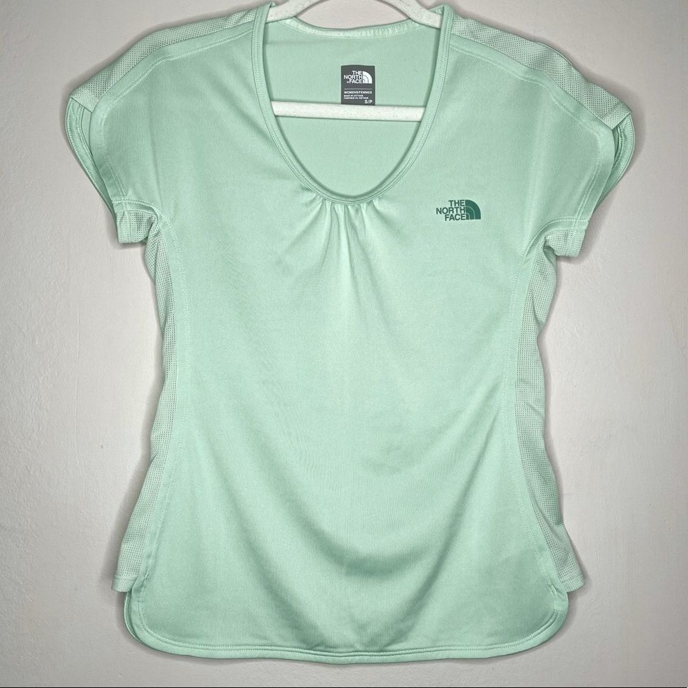 The North Face Mint Green Active Workout Shirt‎
